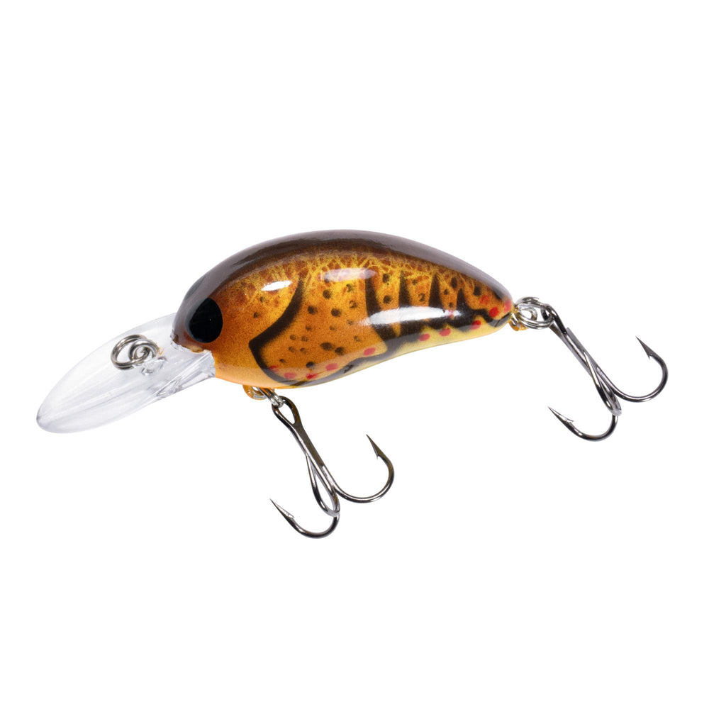 BOMBER Model 4A Muddy Craw crawls over cover for versatile fishing action