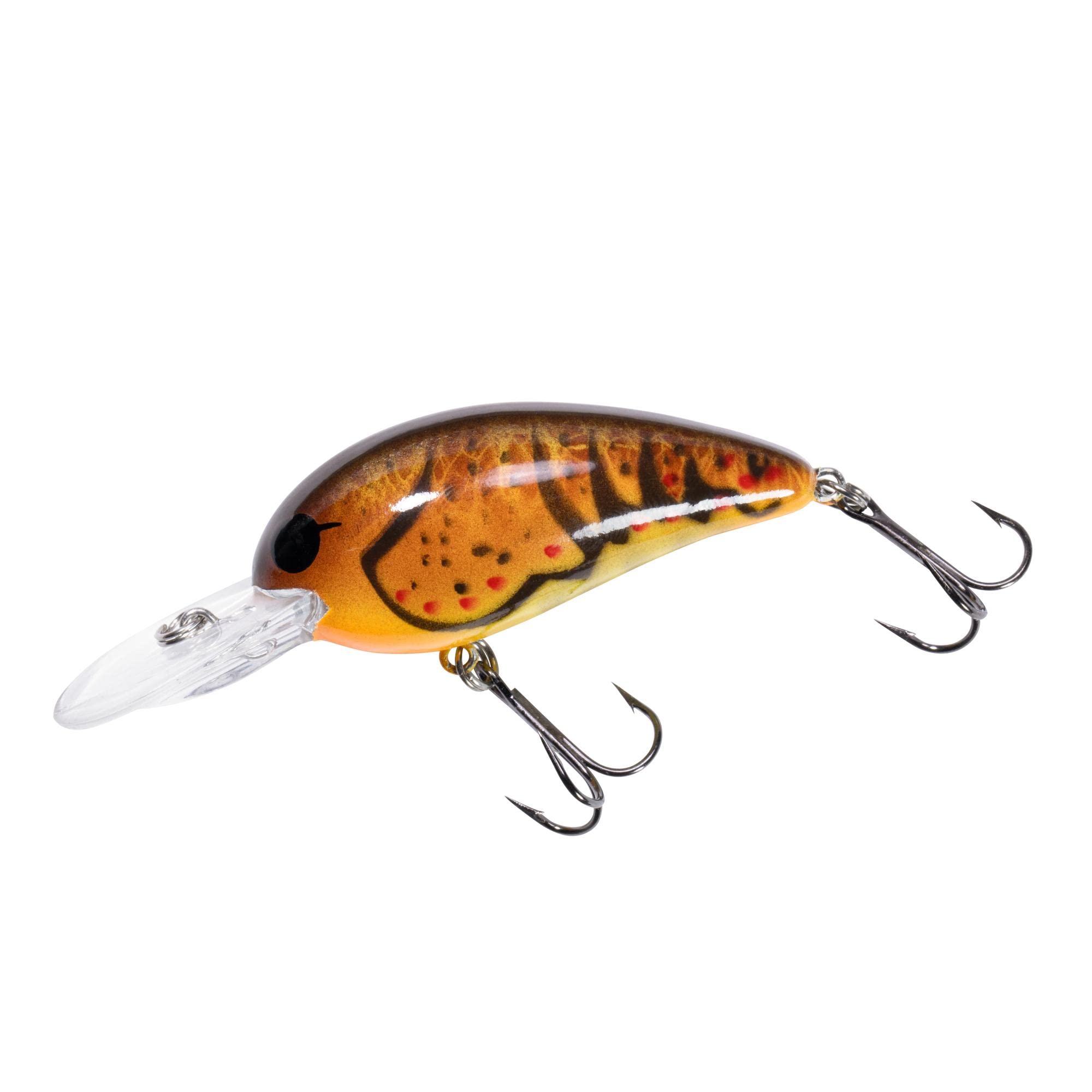 BOMBER Model 5A Muddy Craw lure with compact body for shore fishing and snag resistance