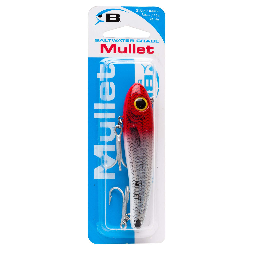 Bomber Mullet 3-1-2 inch size ideal for inshore species
