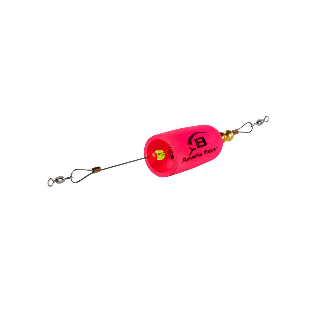 BOMBER Paradise Popper X-Treme brass grommets close-up for secure rigging.