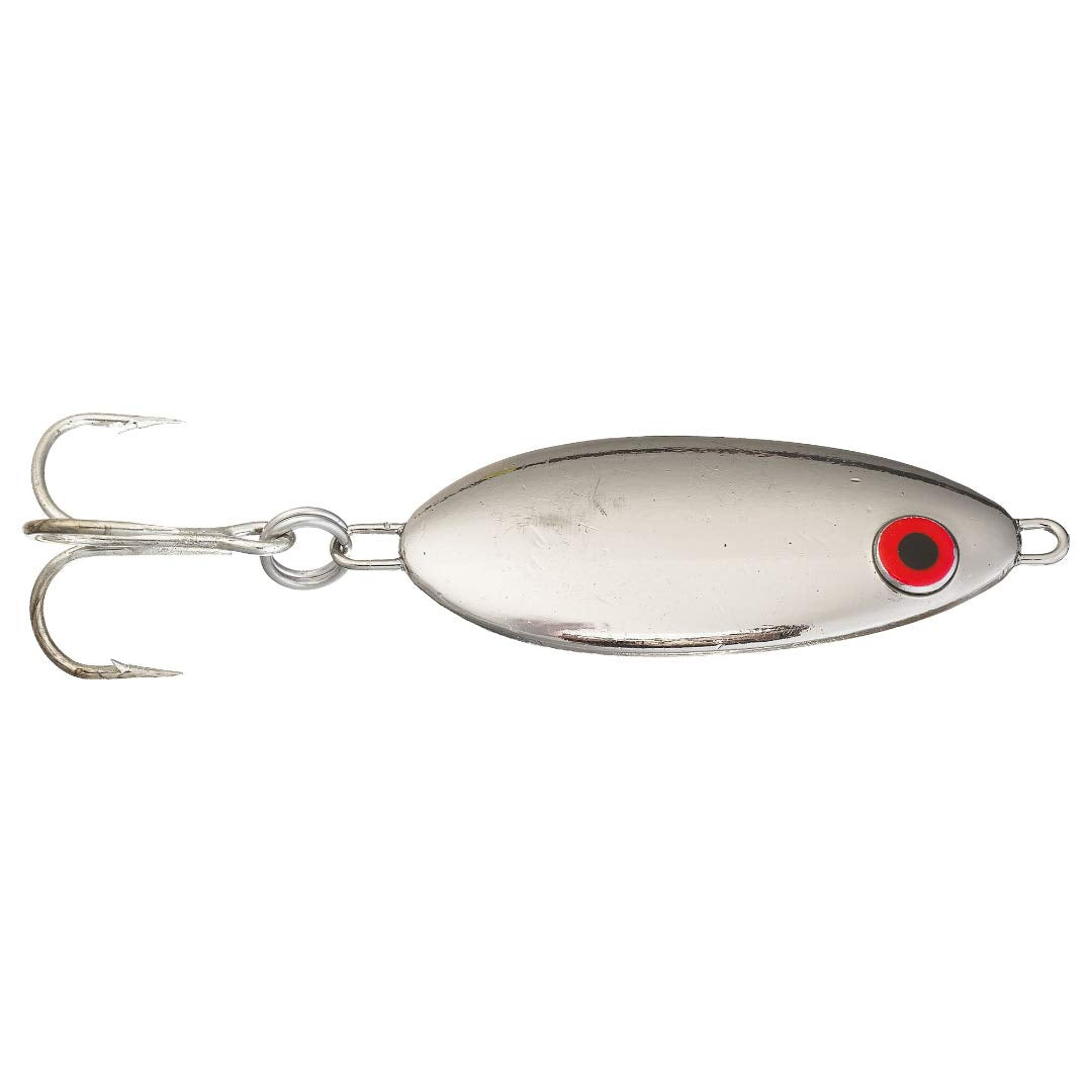BOMBER Slab Spoon Spinner Lure sinks quickly to reach deeper strike zones.