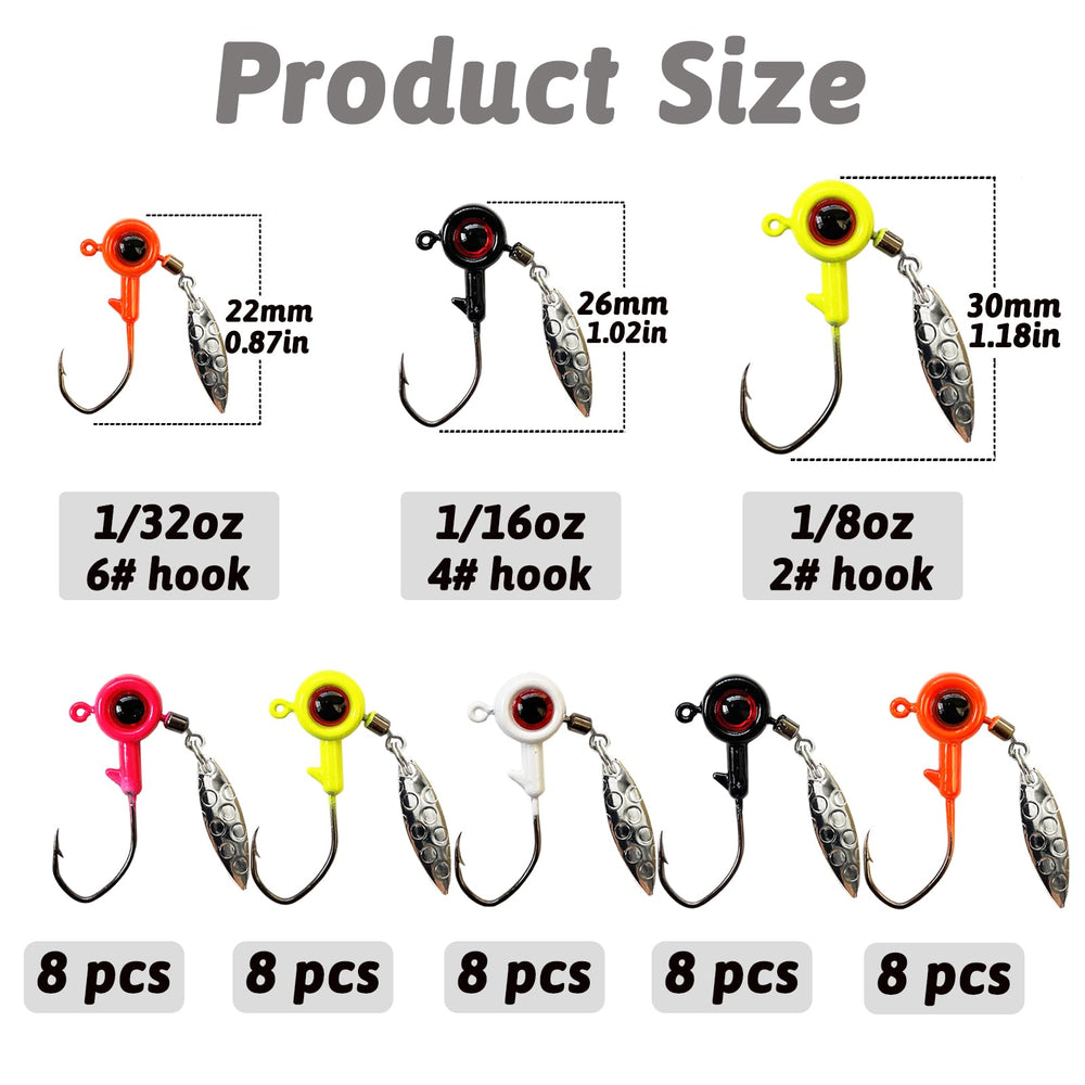 Bait keeper securing lure on crappie jig head