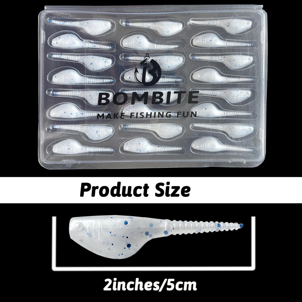 Long-lasting soft plastic crappie baits - Bombite - image 4