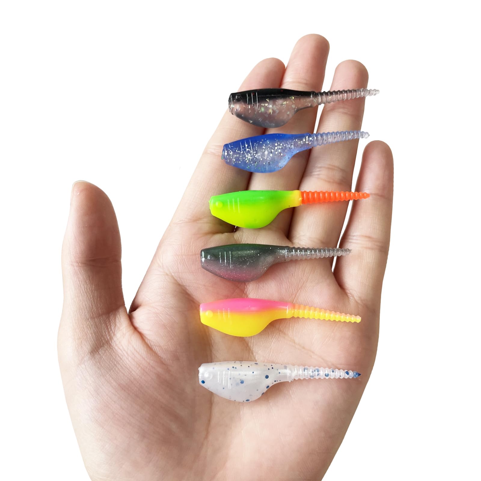 Individual packaging of crappie lures for freshness