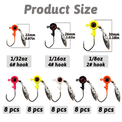 High carbon steel hook on Bombite jig head