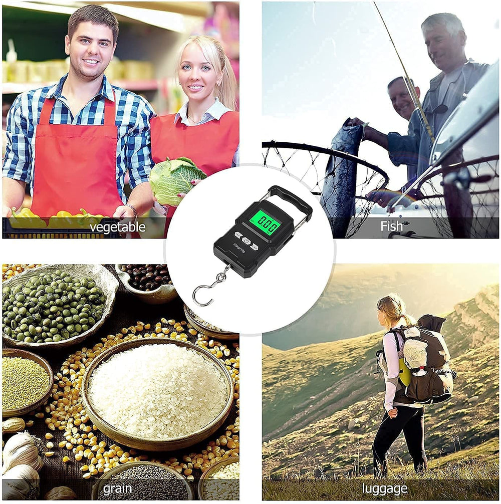 Package contents: digital scale, user manual, USB cable