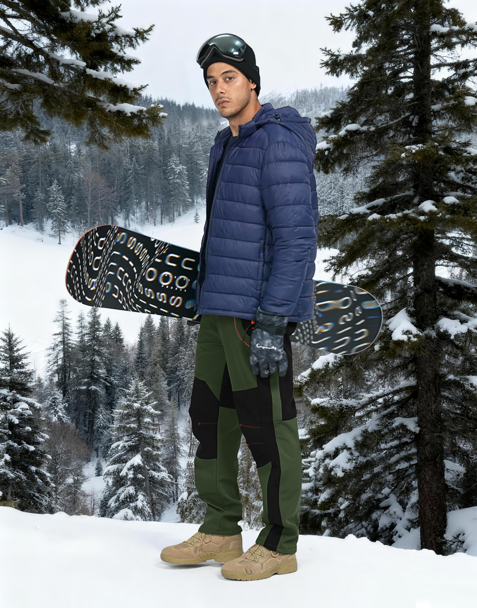 BondiTrekk men's snow pants waterproof-windproof protect you from moisture and cold winds