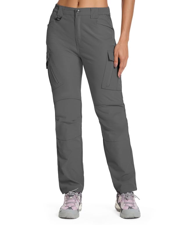 BondiTrekk women's hiking pants side view highlights flexible stretch for mobility.