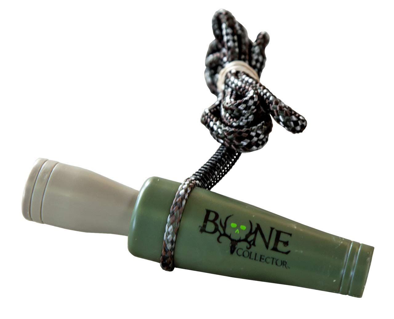 Bone Collector Doe Bleat Call closeup emphasizes compact, field-ready design.