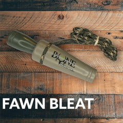 Bone Collector Fawn Bleat Call side view, compact and easy to carry