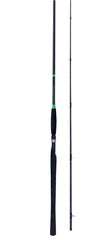BoneHead Tackle E-Series CF spinning rod 10ft, black and green, ideal for precision casting and sensitive bites