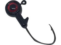 BoneHead Tackle jig head 1/16 oz in black for secure hooksets across freshwater and saltwater.