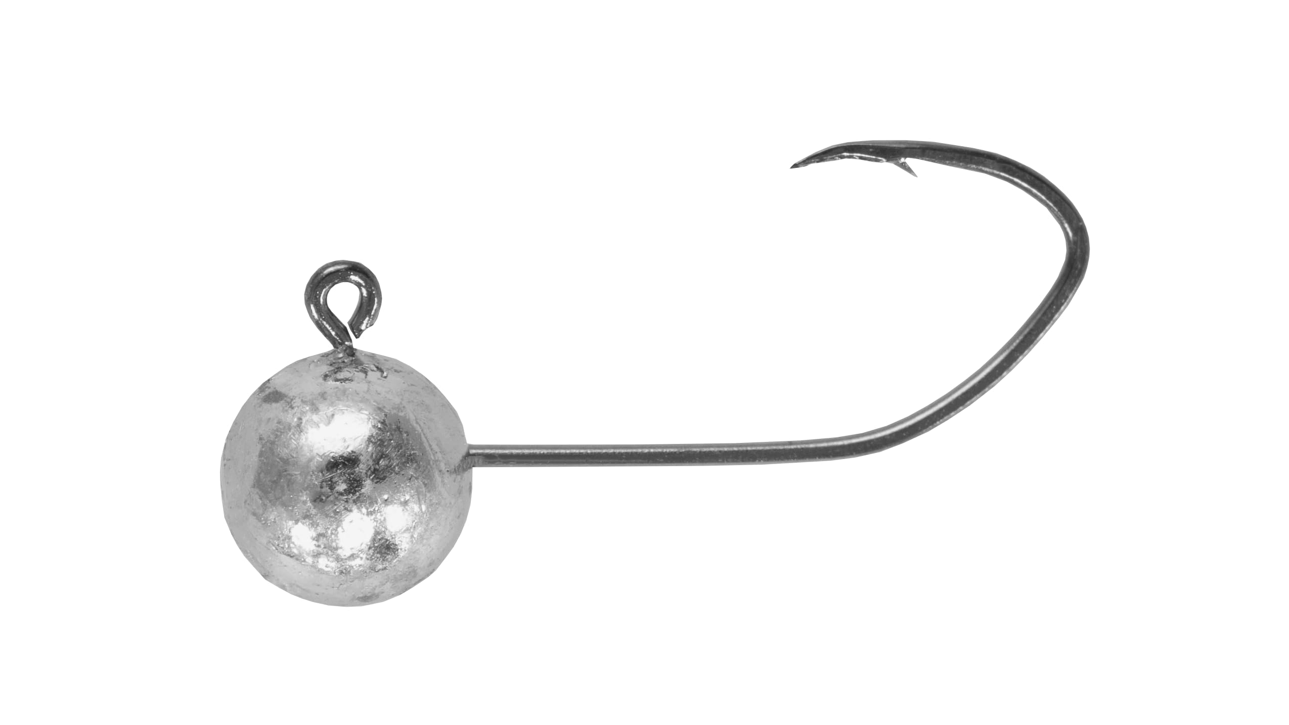 BoneHead Tackle jig head 1/8 oz unpainted, no collar, for versatile freshwater and saltwater fishing.