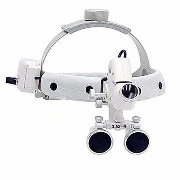 BoNew headband lamp on provides bright, adjustable illumination for detailed tasks.