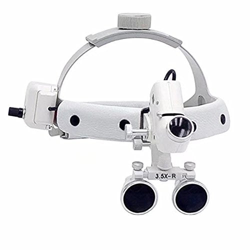 BoNew headband lamp on provides bright, adjustable illumination for detailed tasks.