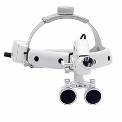 BoNew headband lamp on provides bright, adjustable illumination for detailed tasks.