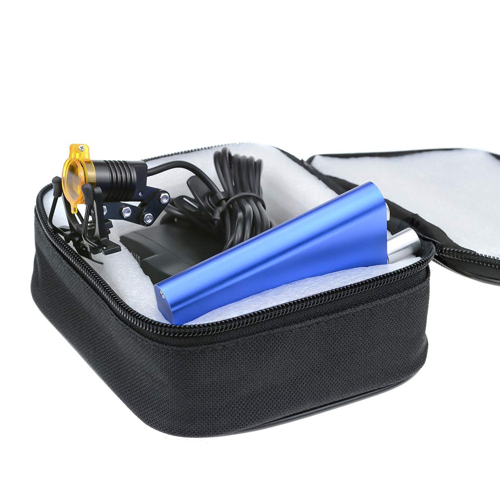 Bonew packaging highlighting blue insert head lamp