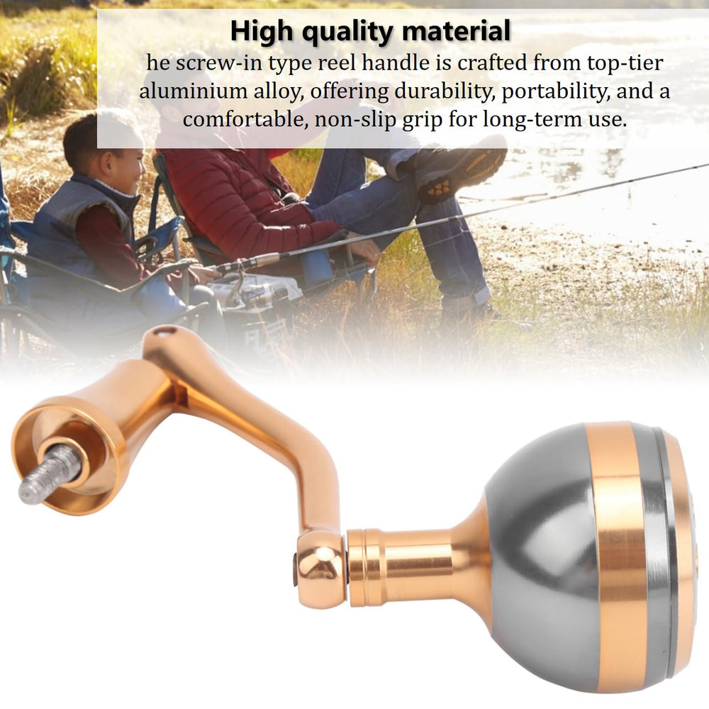 BONKZEBU compact lightweight reel handle ideal for travel anglers.