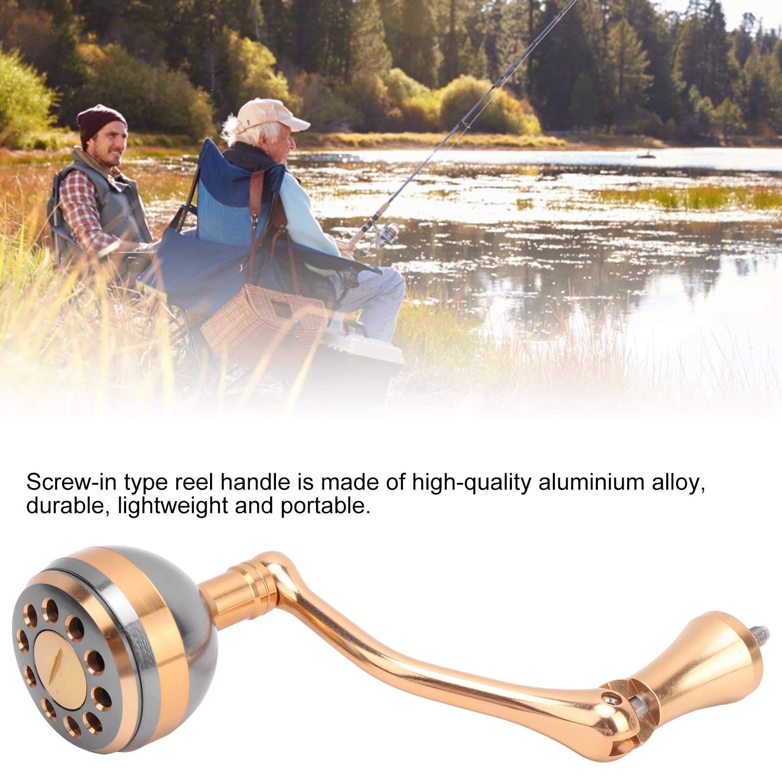BONKZEBU reel handle grip with non-slip texture for secure use