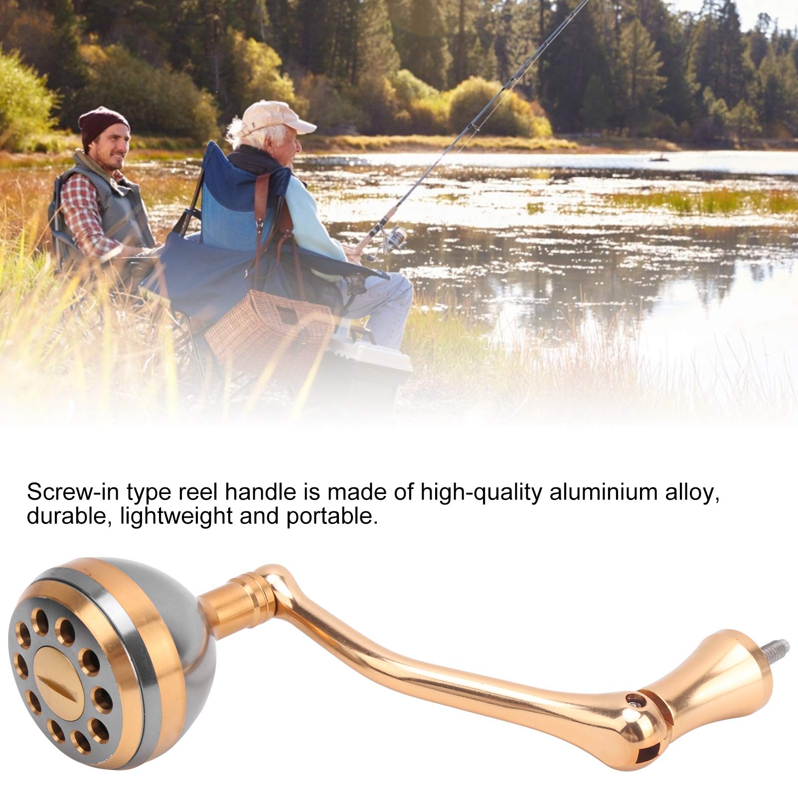 BONKZEBU medium size reel handle assembly for versatile reels.