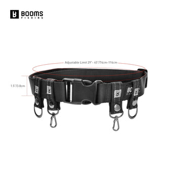 Close-up of the 2-inch ABS buckle on the belt
