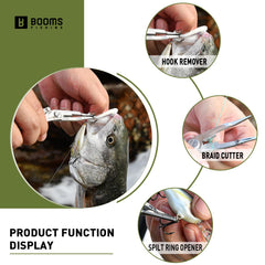 Pliers cutting braid and mono line with precision