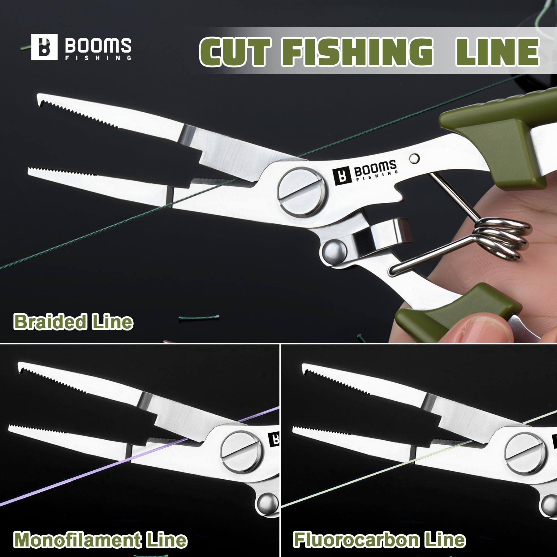 420 stainless steel construction of Booms H01 pliers