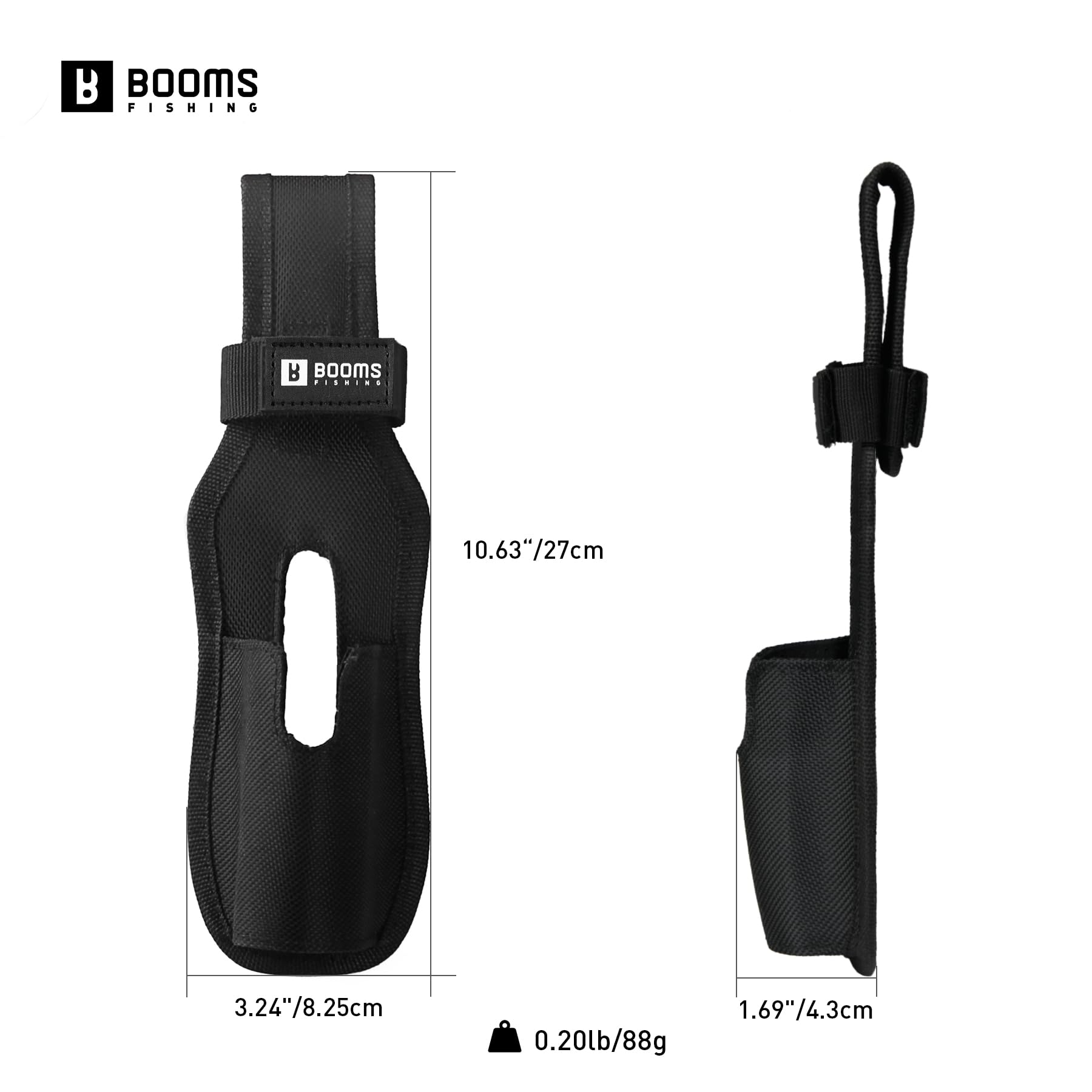 Waterproof nylon construction of Booms P04 rod holder sheath