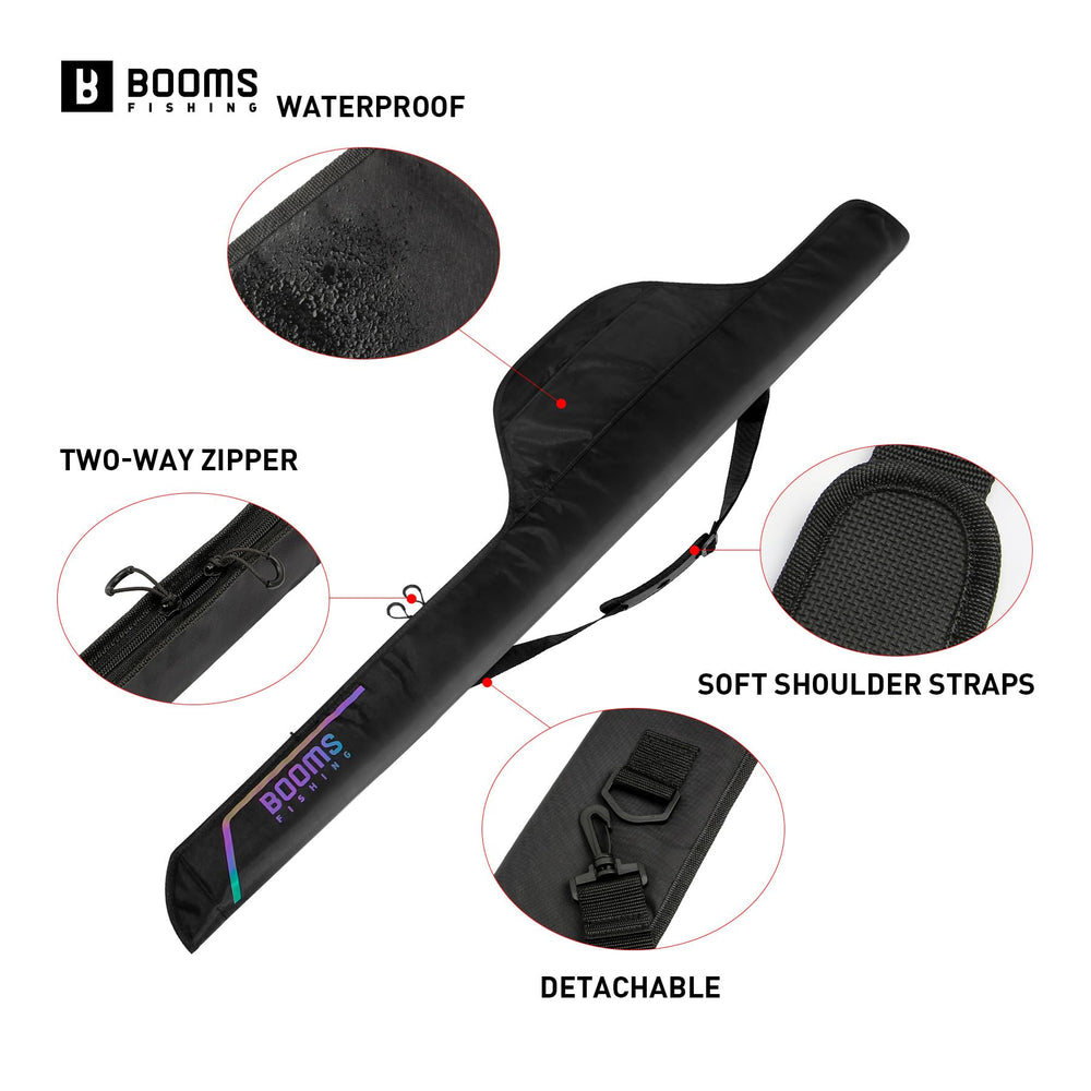 Booms Fishing PB4 two-to-three rods storage accommodates gear