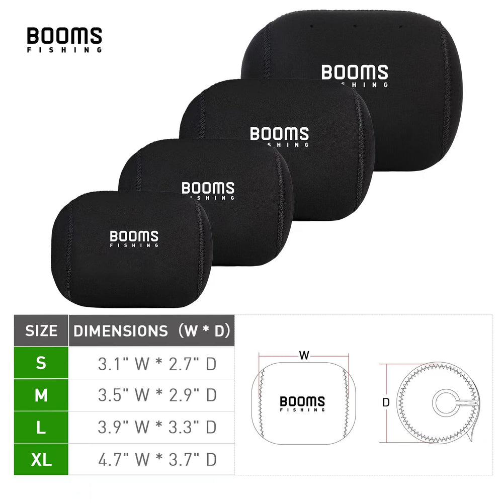 Unpacked Booms RC1 reel cover in packaging