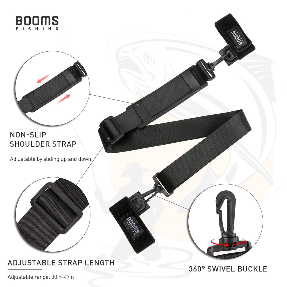 Rod carrier strap with fishing rods attached - RS4