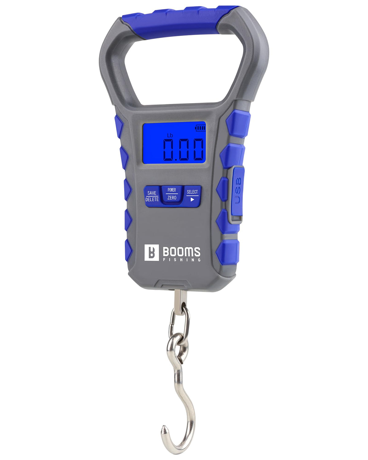 Booms Fishing Digital Fish Scale with backlit LCD display