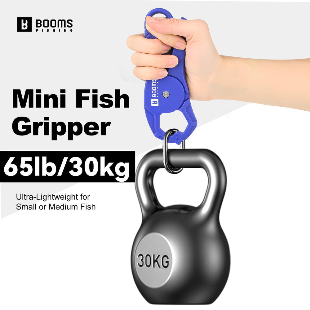 Fish-friendly lip gripper holding a fish securely