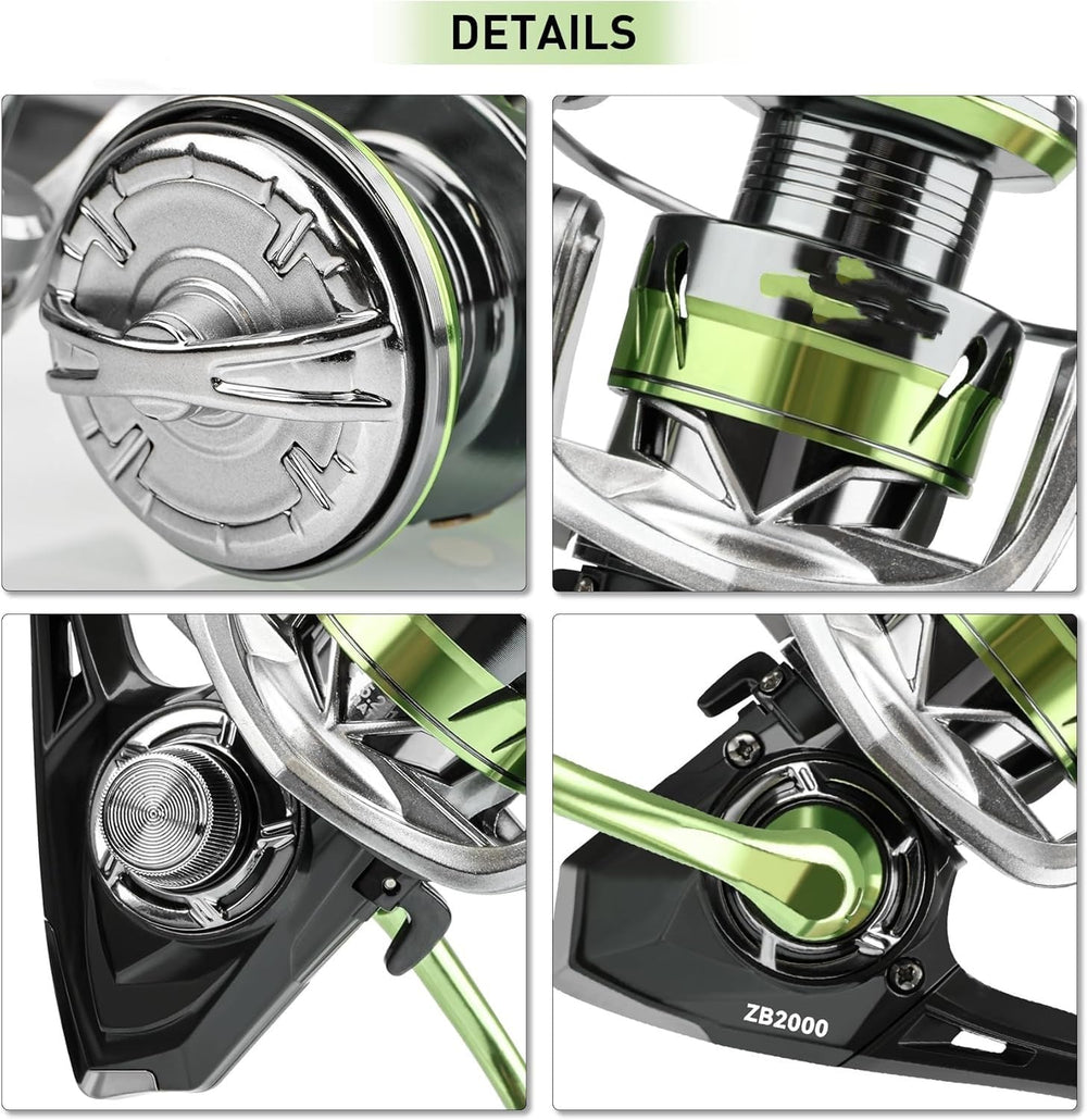 SN3 gear ratio 5.2:1 enables quick line retrieval and efficient handling.