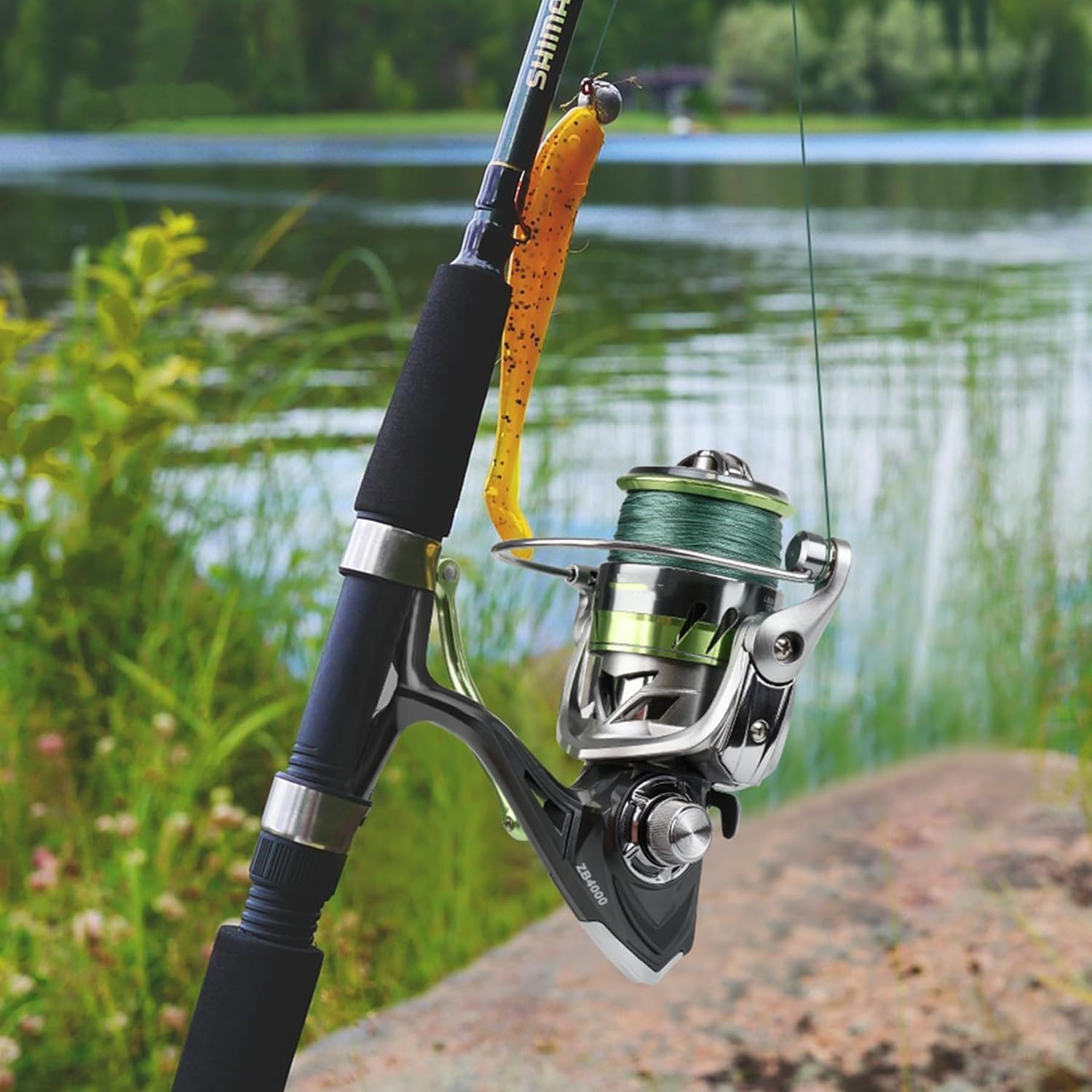 Close-up of SN3 spool highlights precise aluminum design for smooth casts.