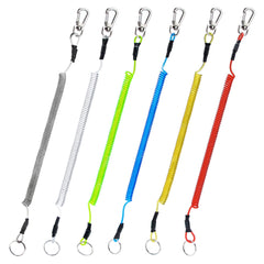 Booms Fishing T04 Lanyard Pack – retractable safety coil in colorful set, view 1