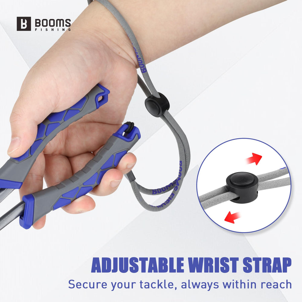 Boatside use of Booms XW11 pliers for hook removal on dock or boat