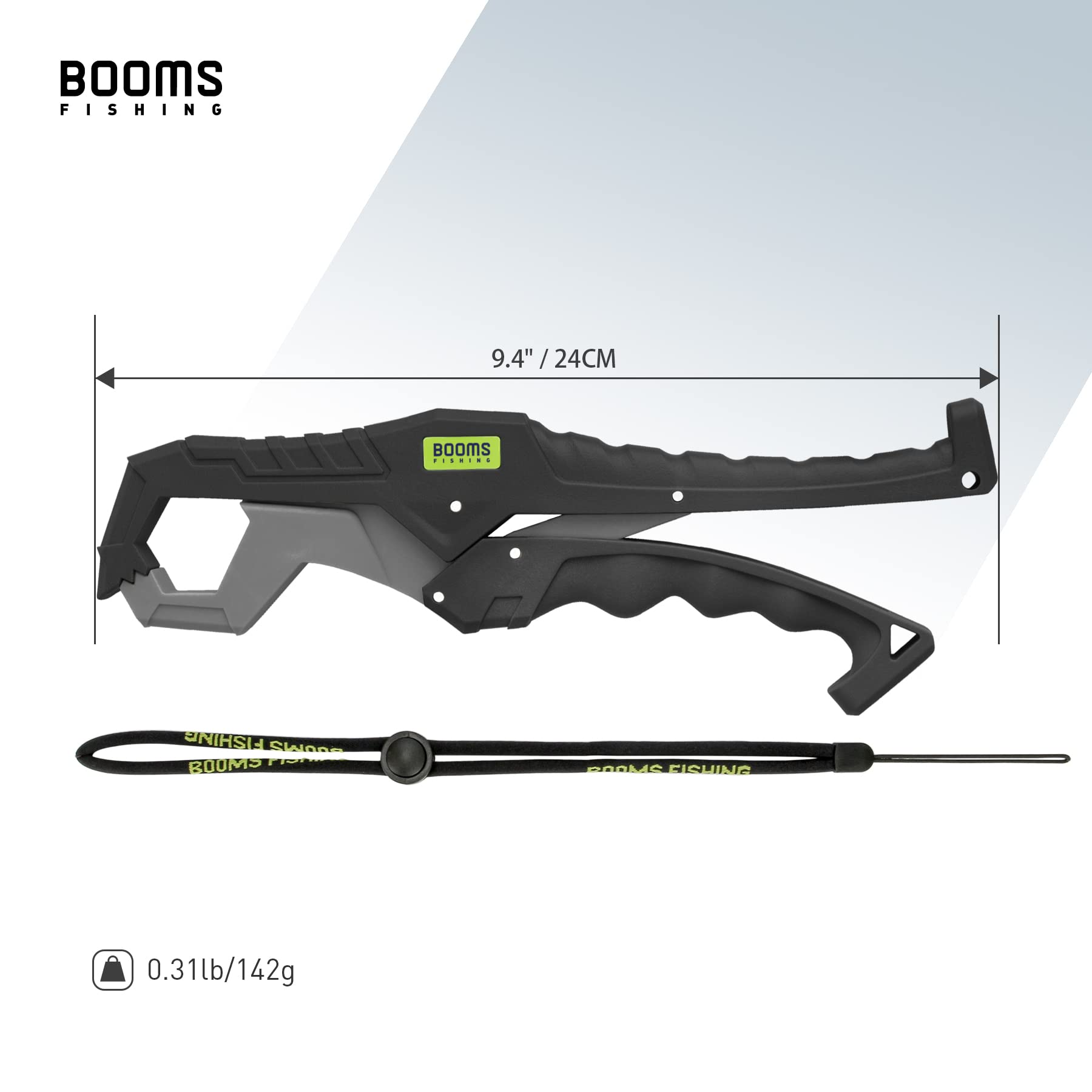 Booms G05 in use for kayak fishing