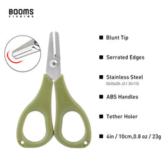 Compact 3.9-inch fishing line cutter in pocket-sized design