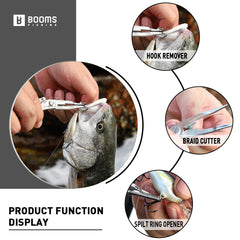 Pliers cutting braided line, mono, fluorocarbon and wire