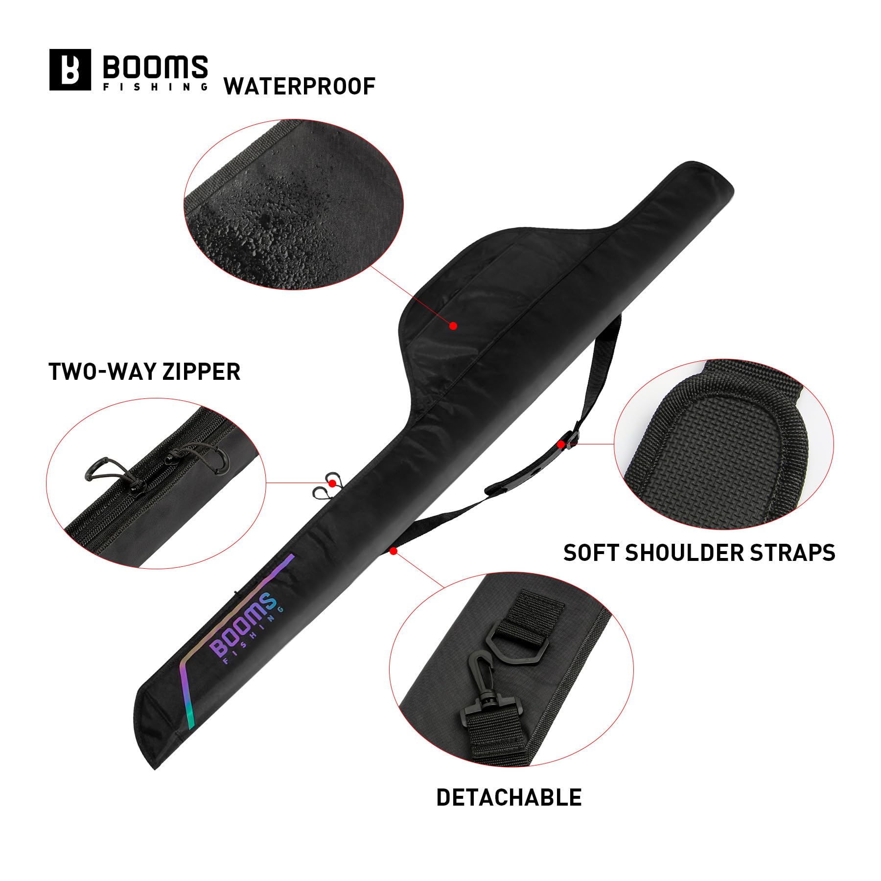 Soft waterproof nylon fabric with carry handle and strap