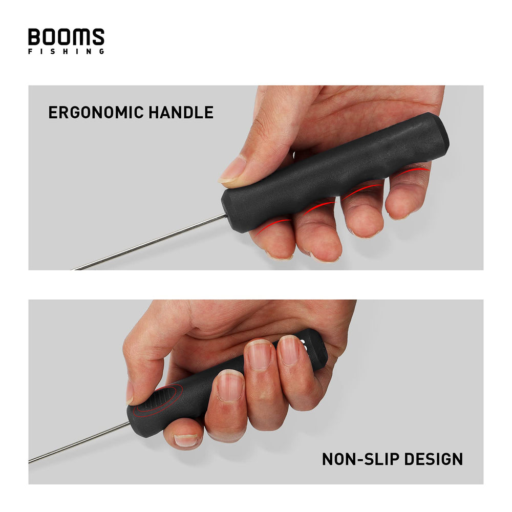 Close-up of hook removal using R05 dehooker