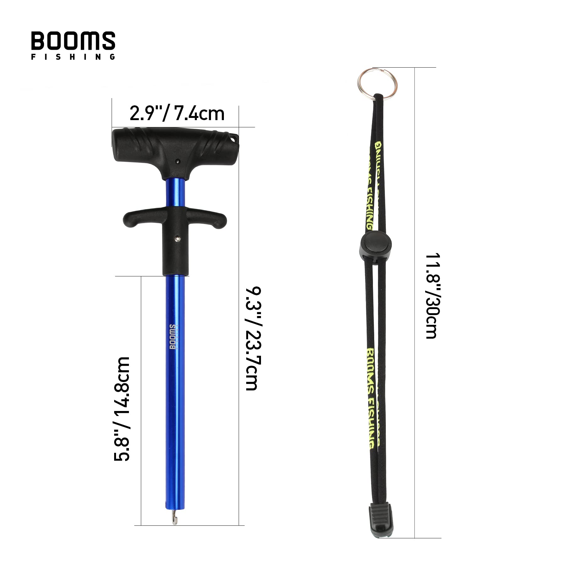 Blue Booms R2 Hook Remover with squeeze-out design
