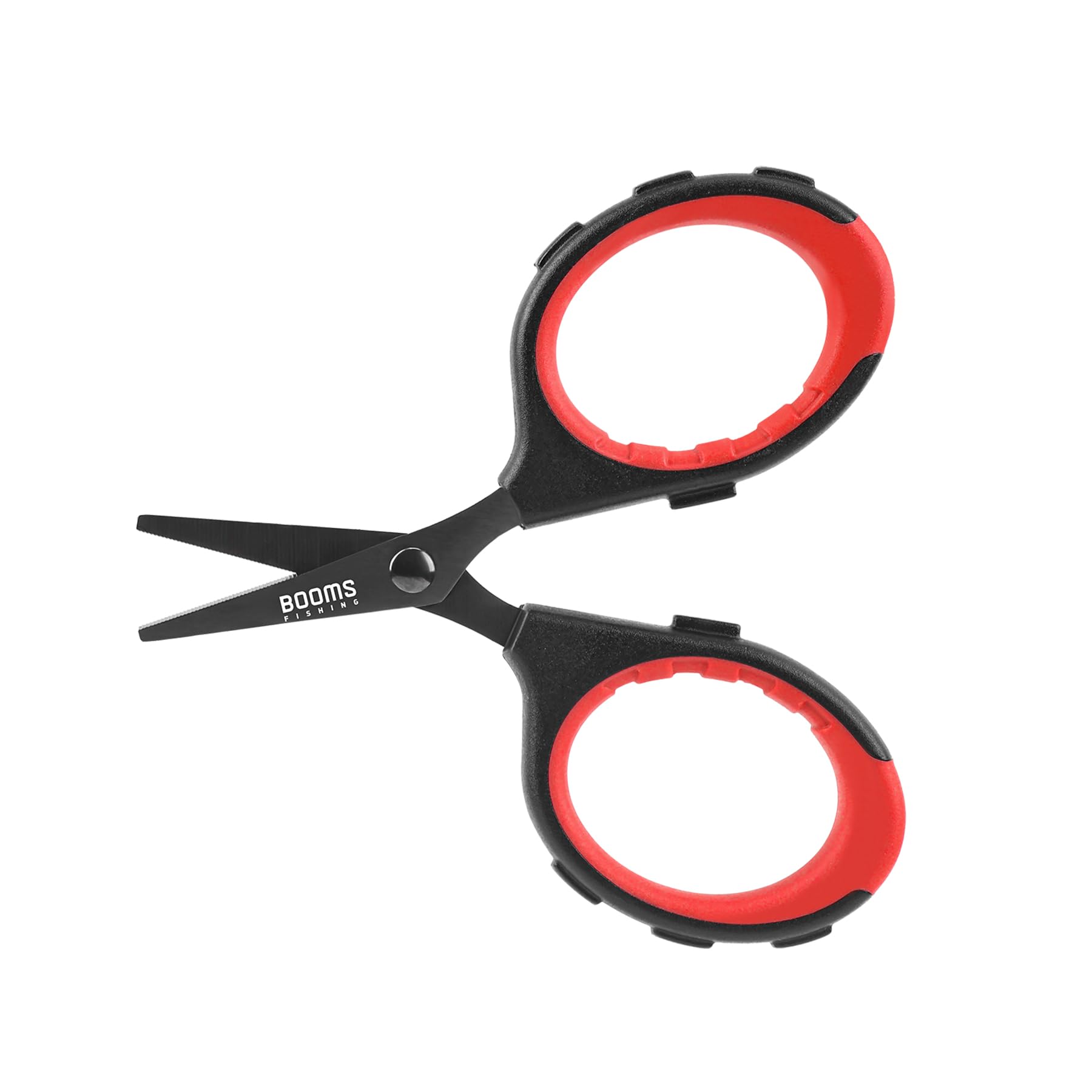 Booms Fishing S05 4-inch serrated scissors with blunt tip