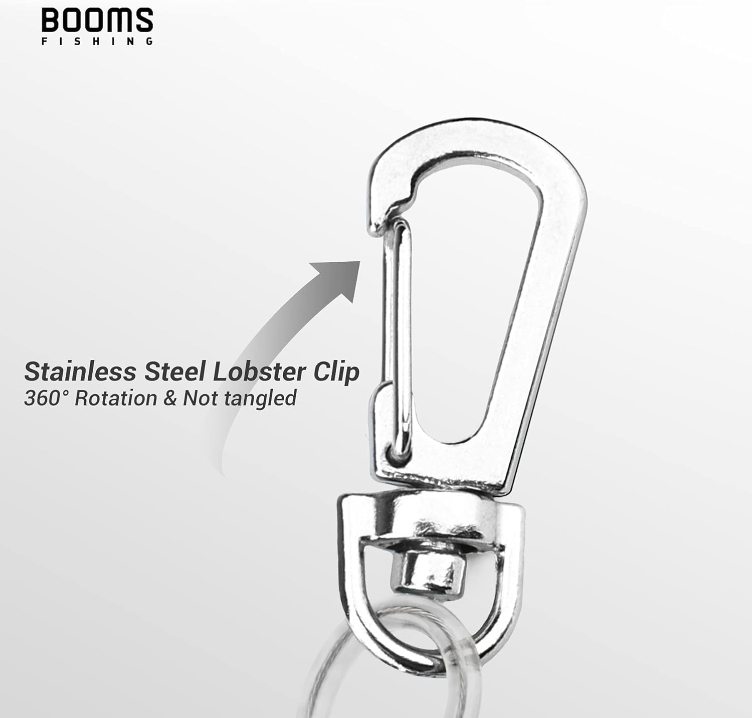 Six Booms Fishing T04 lanyards displayed together