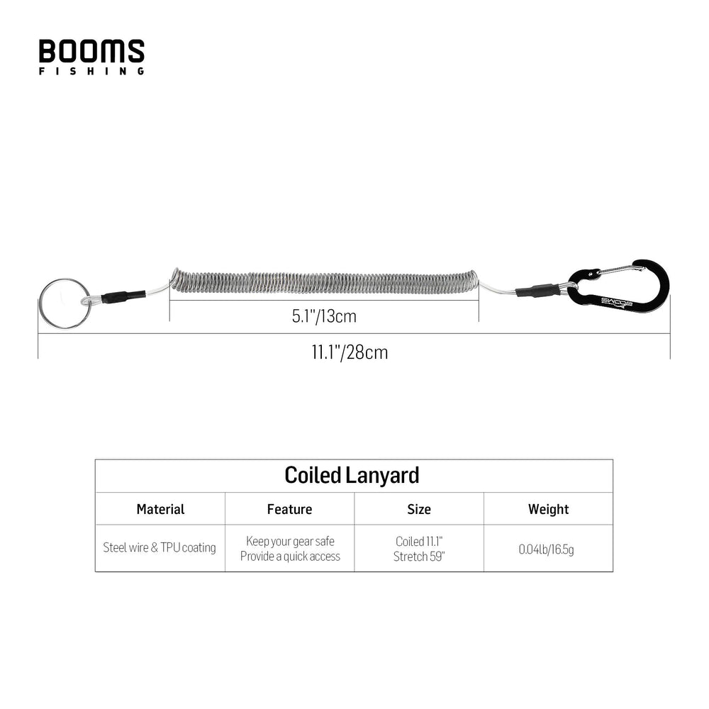 Durable built-in steel wire design of Booms T04 lanyard