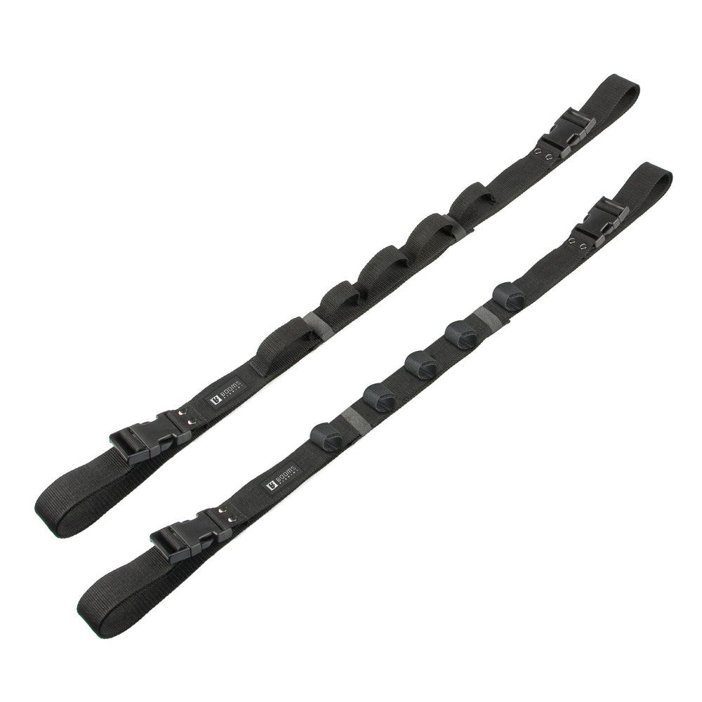 Booms Fishing VRC Vehicle Rod Carrier mounted on car roof with four grab handles