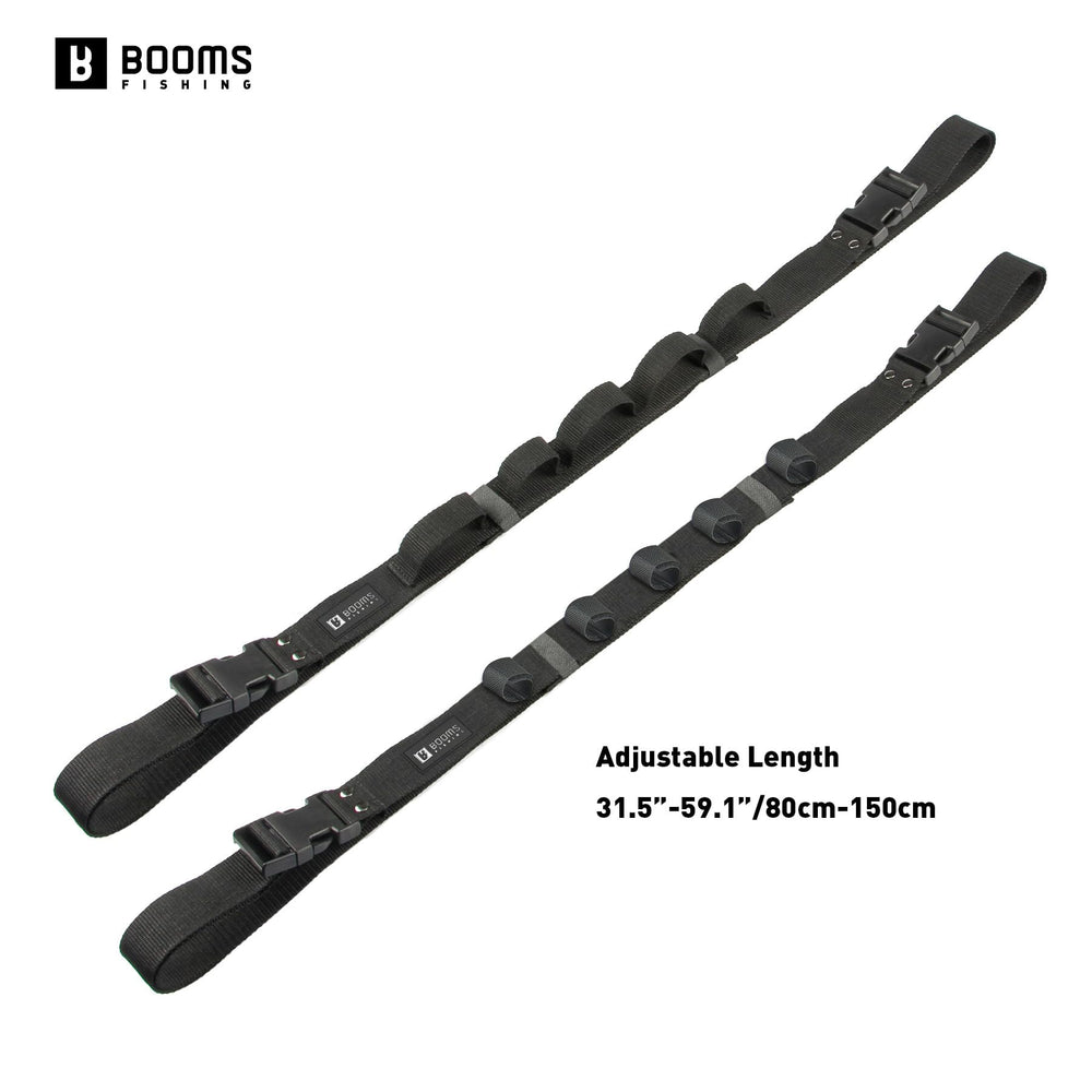 Versatile roof rack for fishing poles and gear on a vehicle
