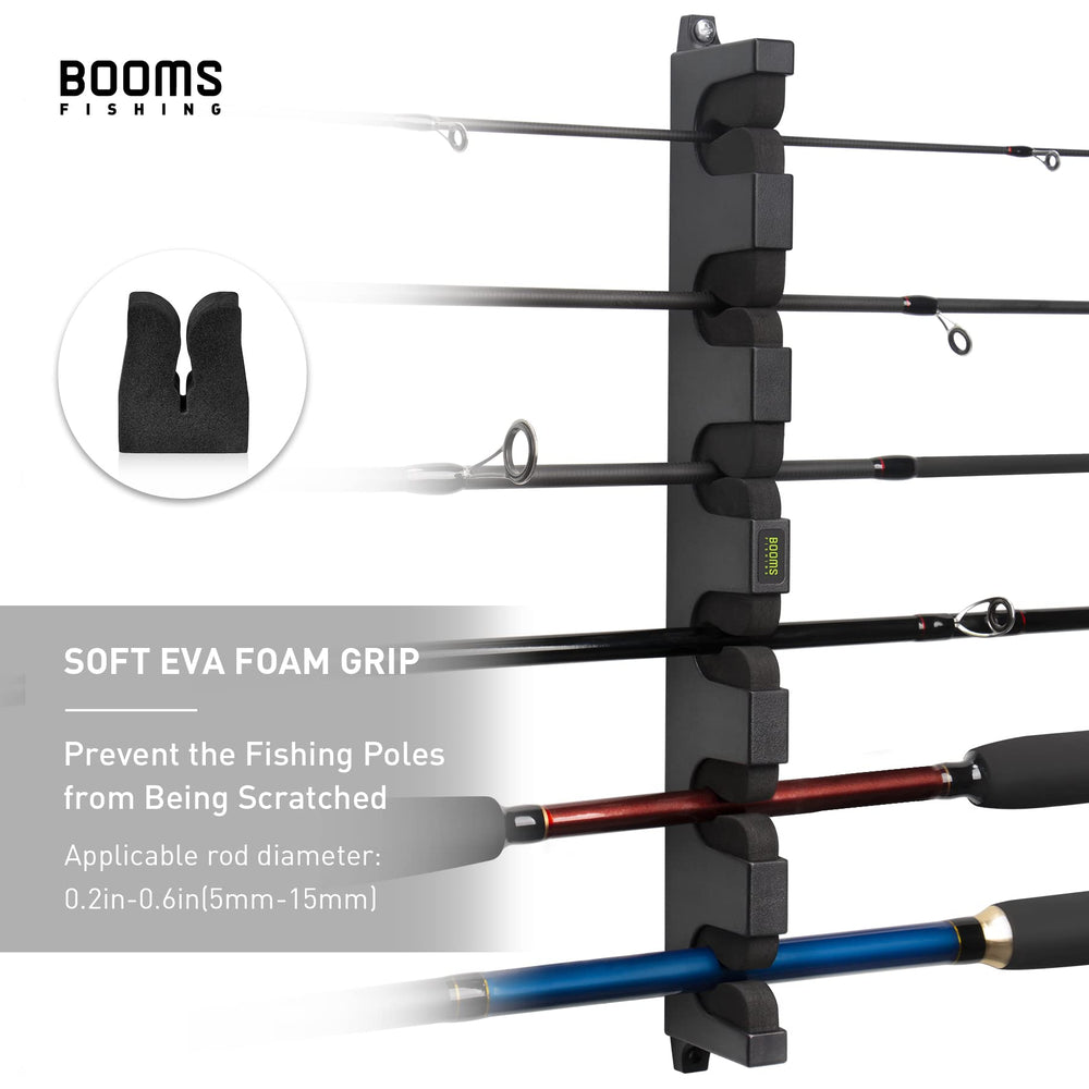 WV5 rod holder with screws and drywall anchors for installation