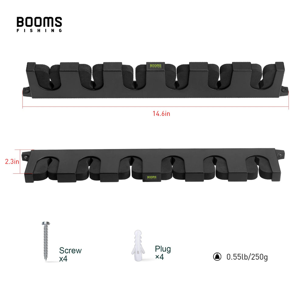 Holds up to 6 fishing rods and reel combos horizontally
